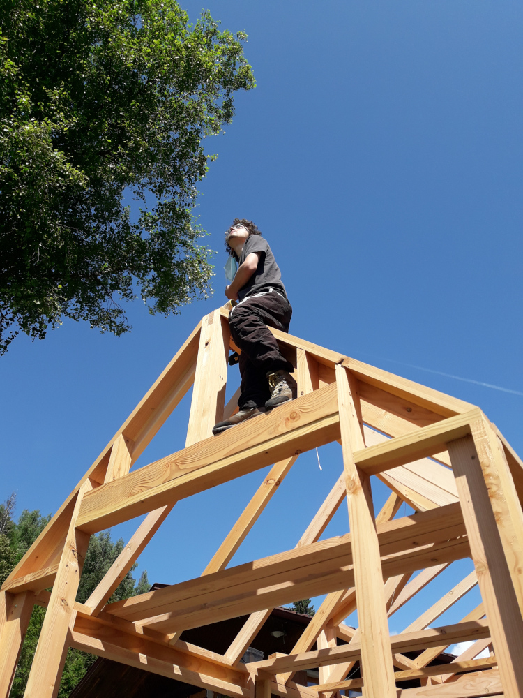 Construction de la charpente